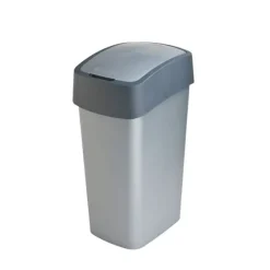 Afvalbak 50 liter flat / Antraciet