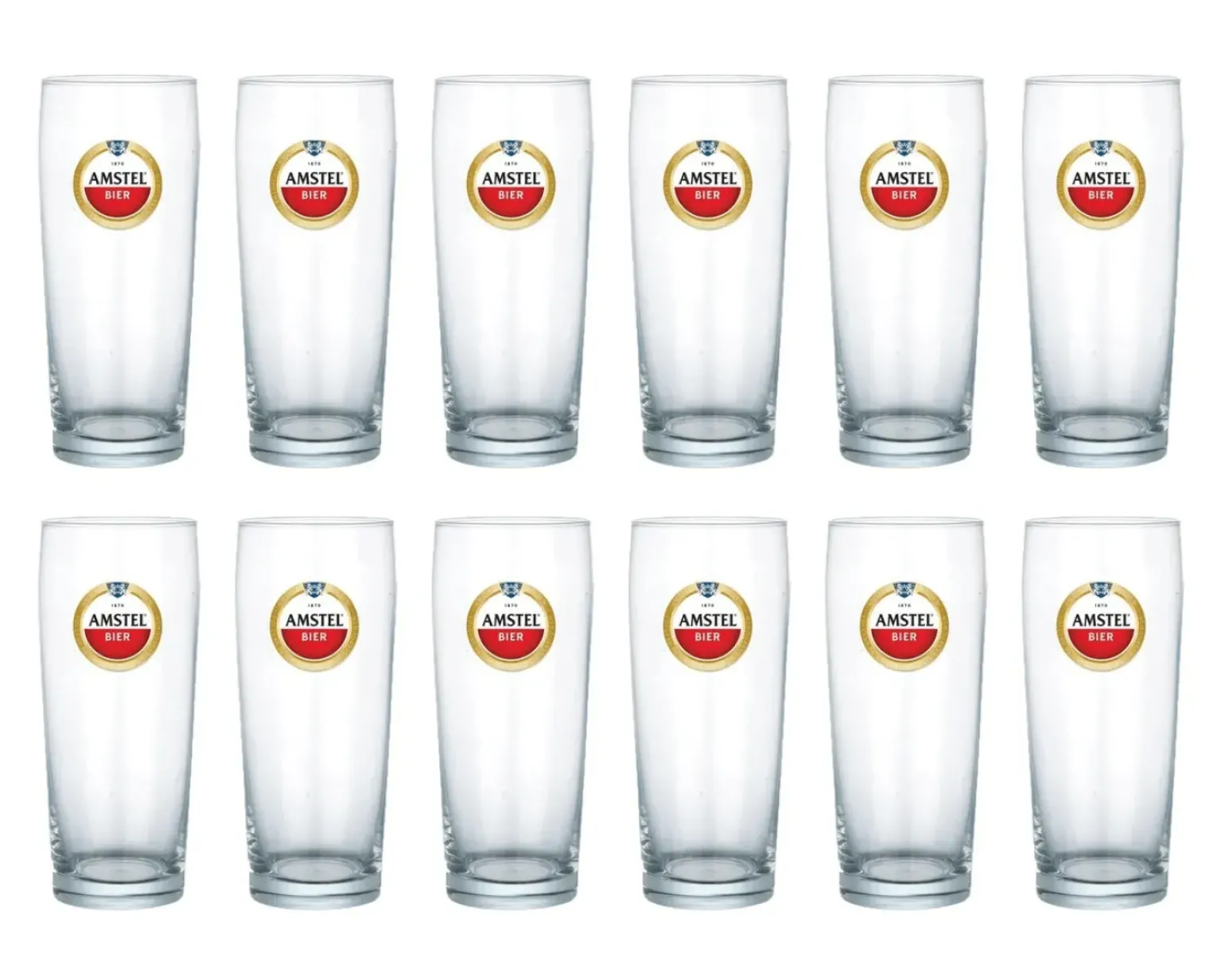 Amstel Bierglazen Stapelbaar (12x 22cl)