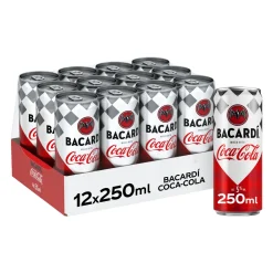 Bacardi & Coca Cola blik (12x 25cl)