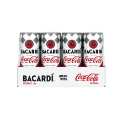 Bacardi & Coca Cola blik (12x 25cl)