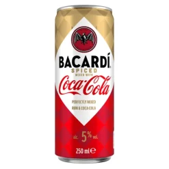 Bacardi & Coca Cola Spiced Blik (12×250 ml)