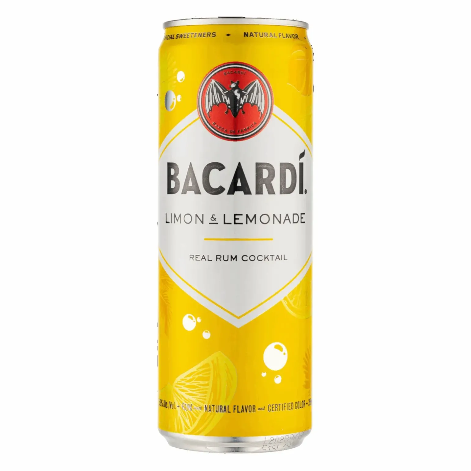 Bacardi Limon & Lemonade blik (12x 25cl)