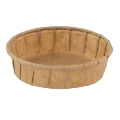 Bakje Papier Rond Laag Bruin 30ml (200 stuks)