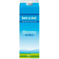 Bar Le Duc Natuurlijk Mineraalwater Koolzuurvrij (6 x 2 liter)