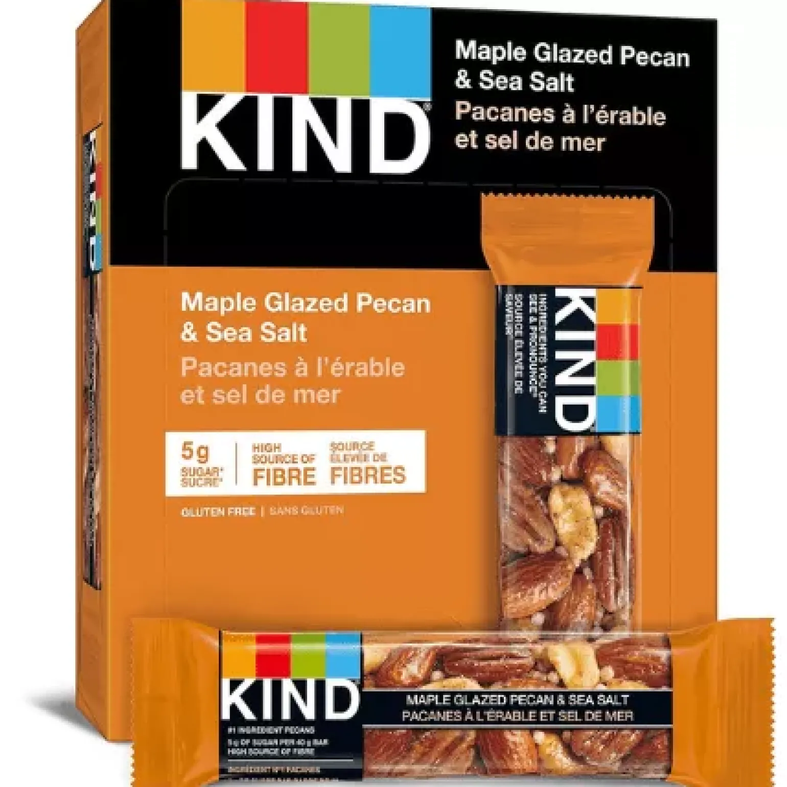 Be-kind Single Maple Glazed Pecan Seasalt (12x 40gr)