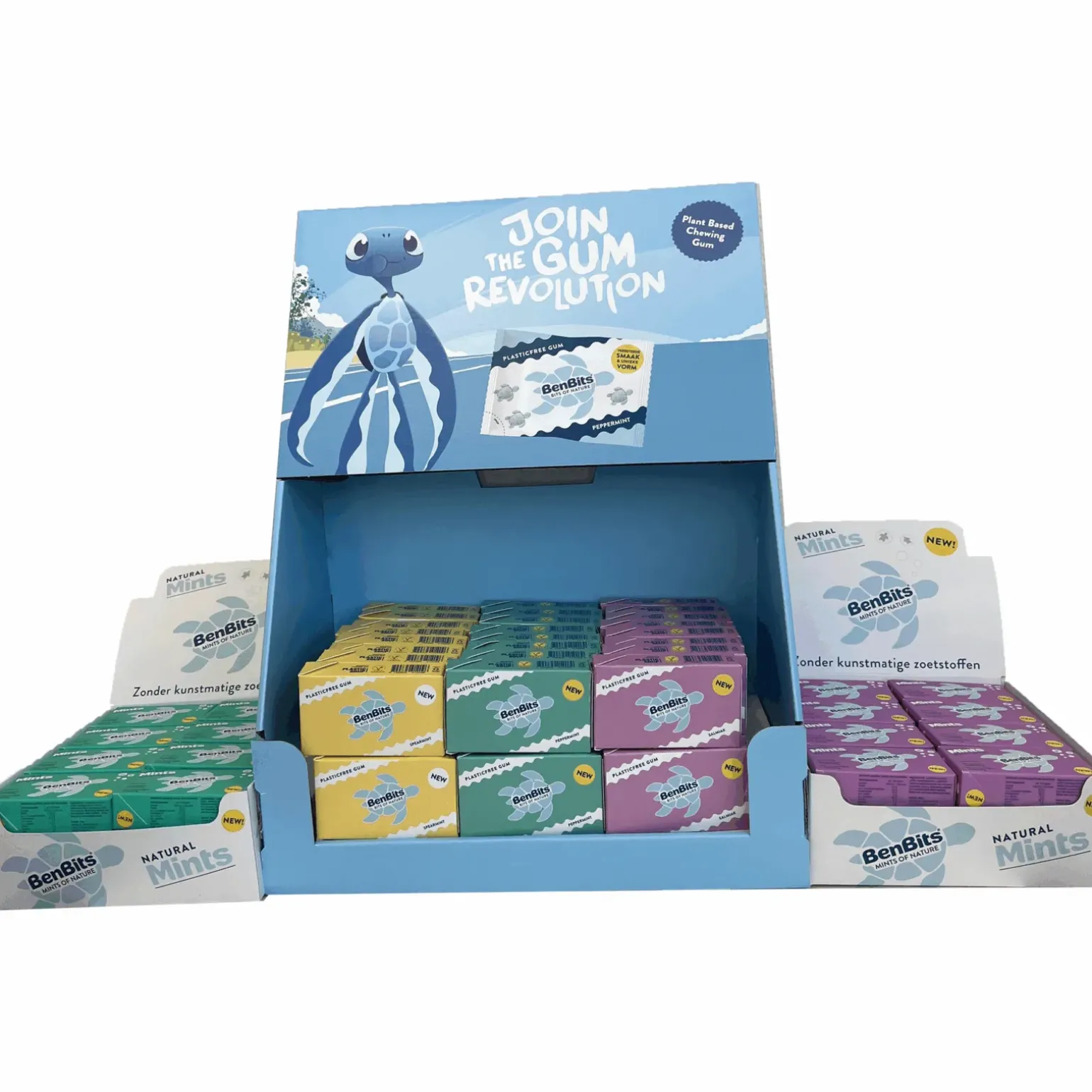 Benbits Kassadisplay Kauwgom & Mints (108 stuks)