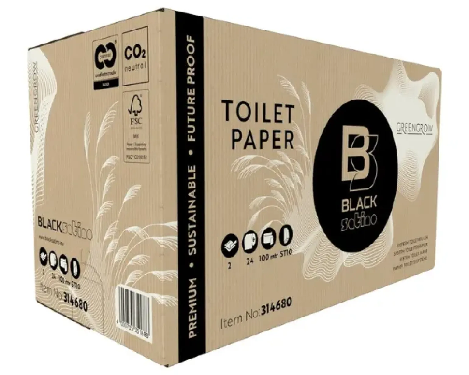 BlackSatino GreenGrow 2-laags (24×100 meter)