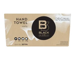 BlackSatino Handdoekrol 2 laags 175 meter (6 stuks)