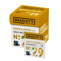 Bradley’s Favourites Green/White Tea Ginger & Orange No. 29 (72x 1.75g)