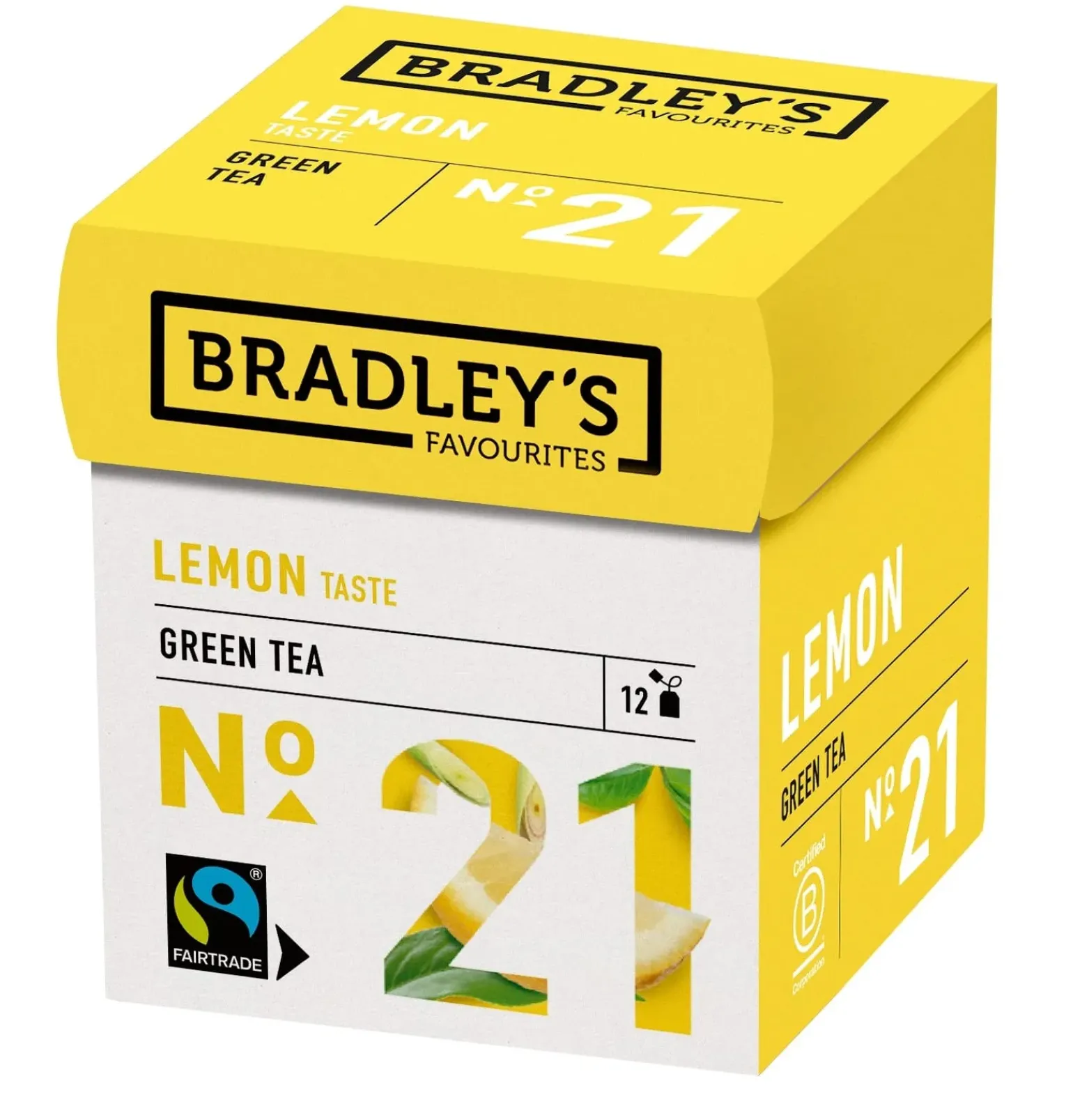 Bradley’s Favourites Green Tea Lemon No. 21 (72x 1,75g)