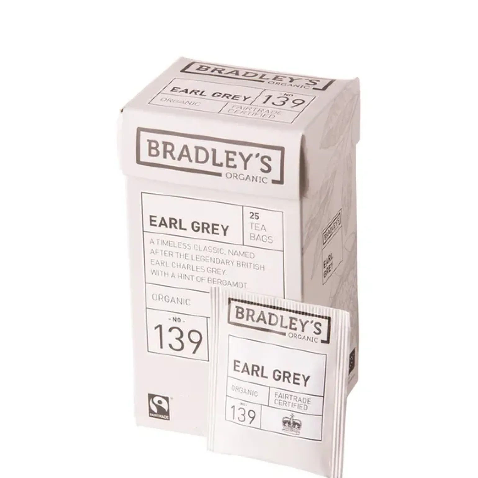 Bradley’s Organic Earl Grey N.139 (4×25 zakjes)