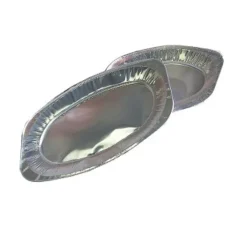 Cateringschaal aluminium ovaal 45×29 cm 100 pc