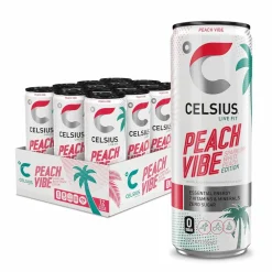 Celsius Peach Vibe blik (12x 250ml)