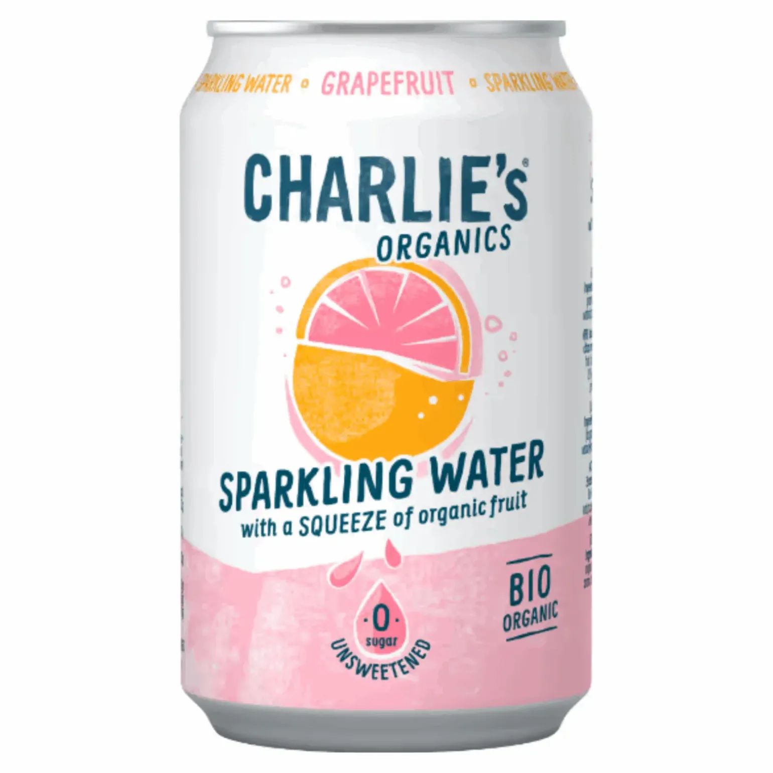 Charlie’s Organic Sparkling Water Grapefruit Bio (12x 33cl)
