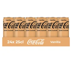 Coca-Cola Zero Vanilla Blik (24x 25cl)