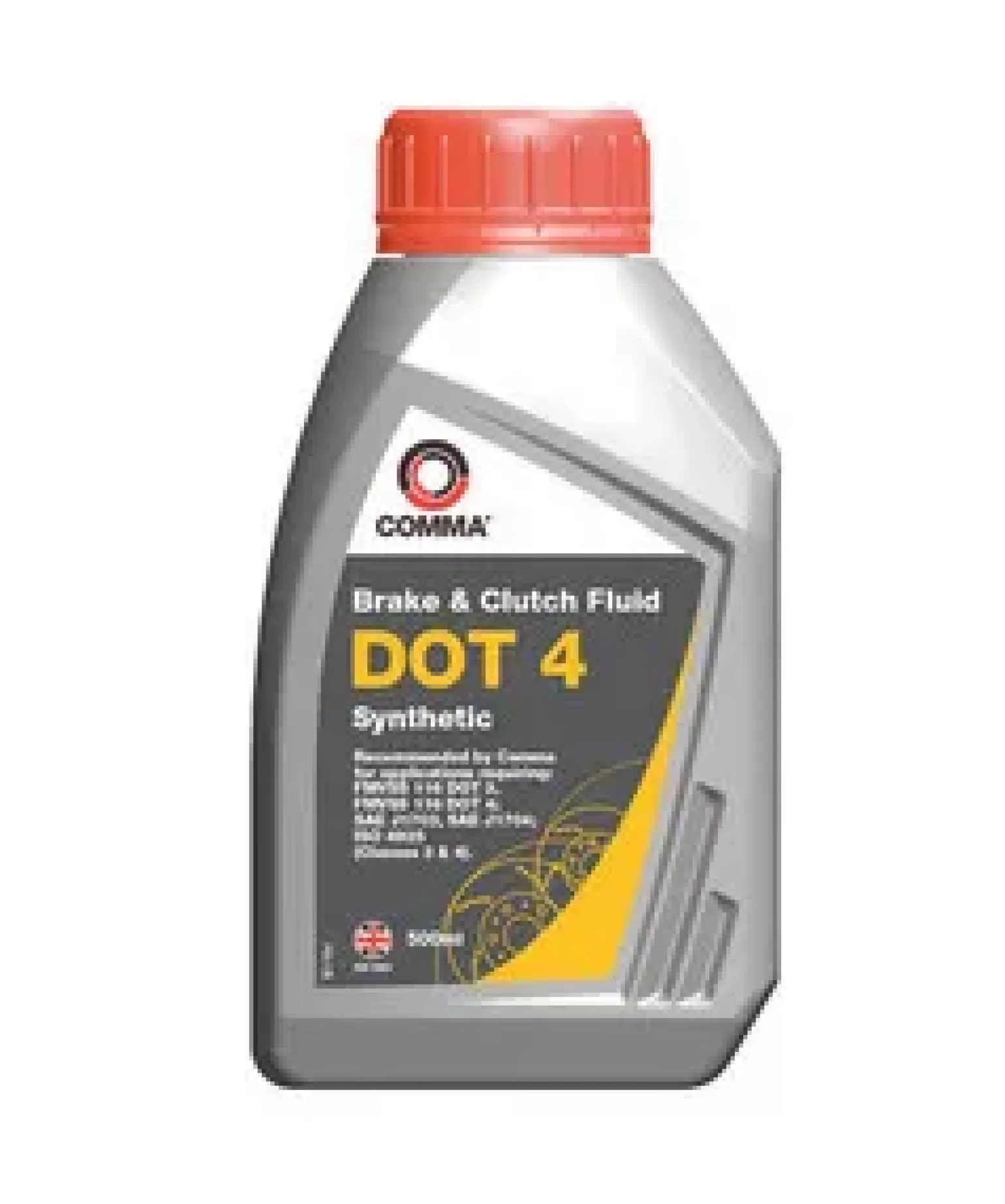 Comma DOT 4 Brake Fluid (500ml)