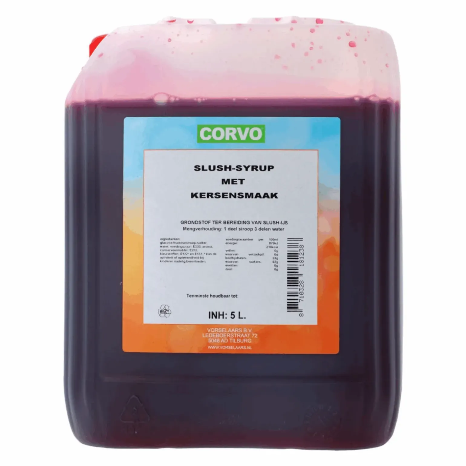 Corvo Slush Siroop Kersen (5 liter)