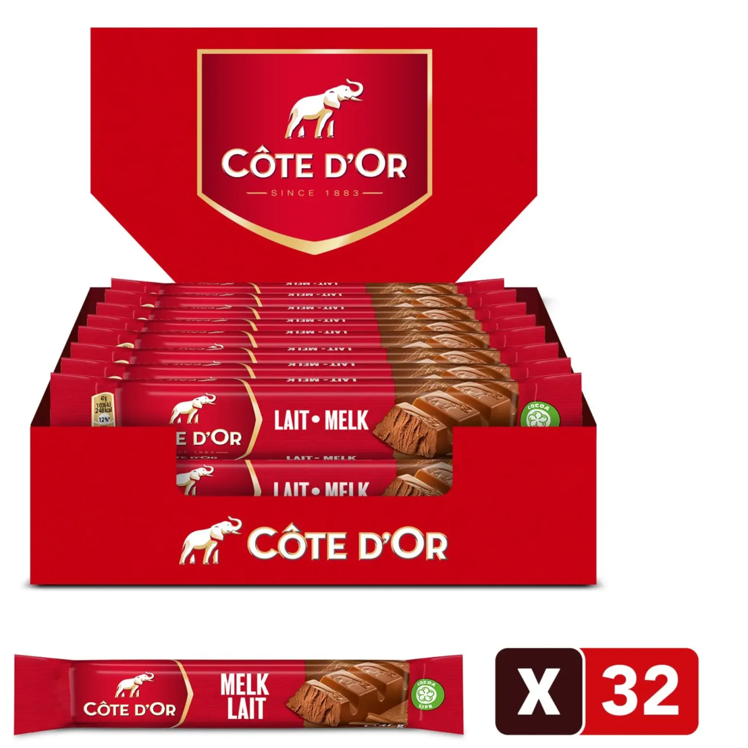 Cote D’or Reep Melk (32x 47gr)