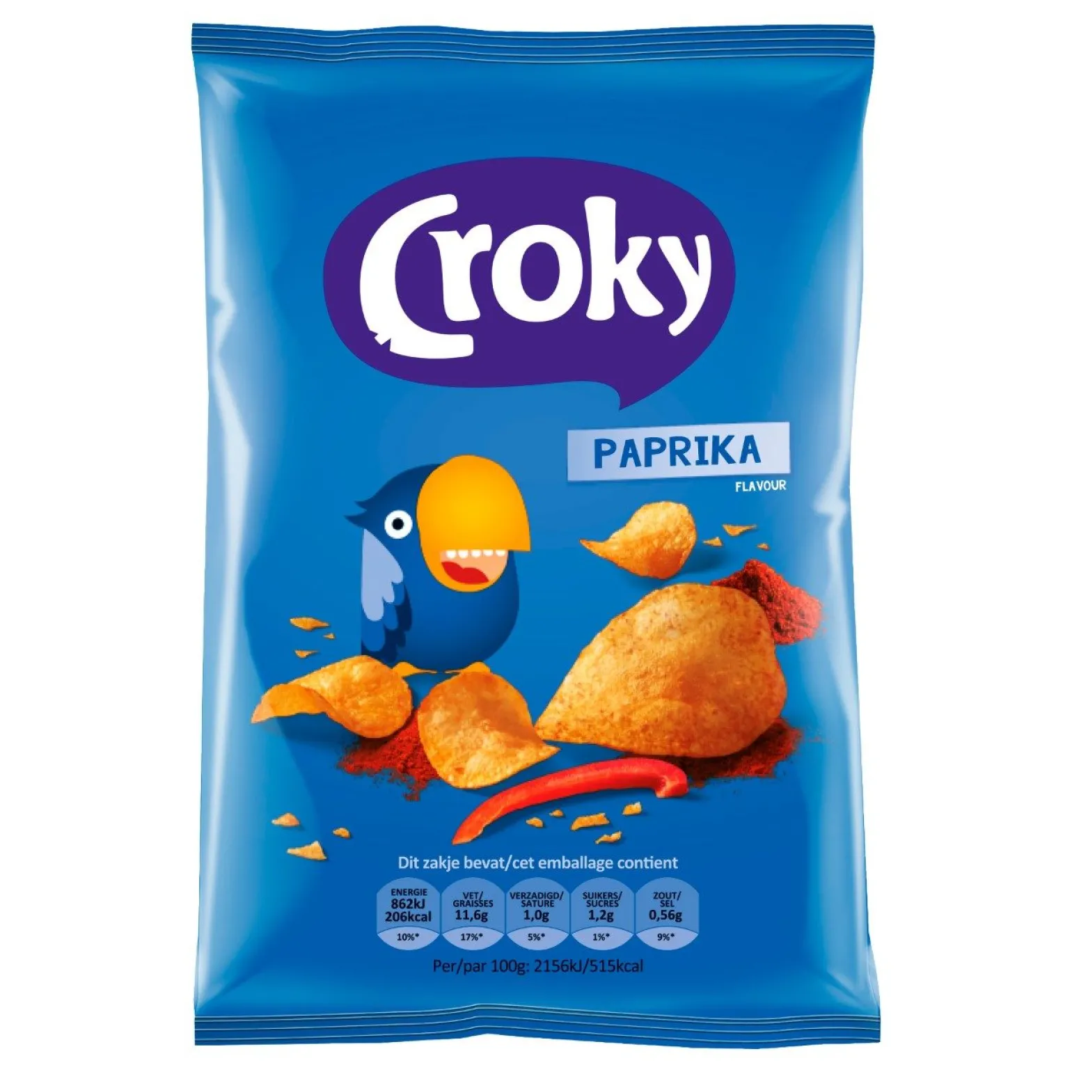 Croky Paprika Chips (12x 100gr)