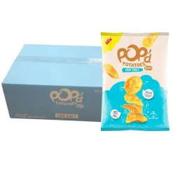 Croky Pop’d Potatoes Sea Salt (24x 17gr)