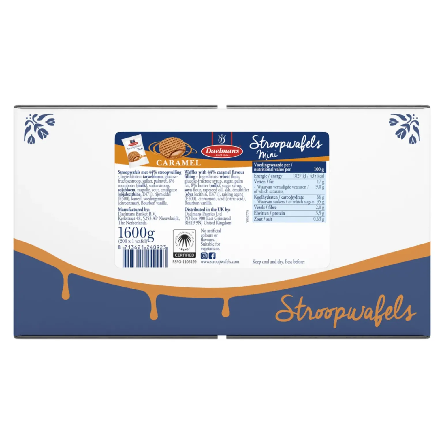 Daelmans Mini Stroopwafel (200 stuks)