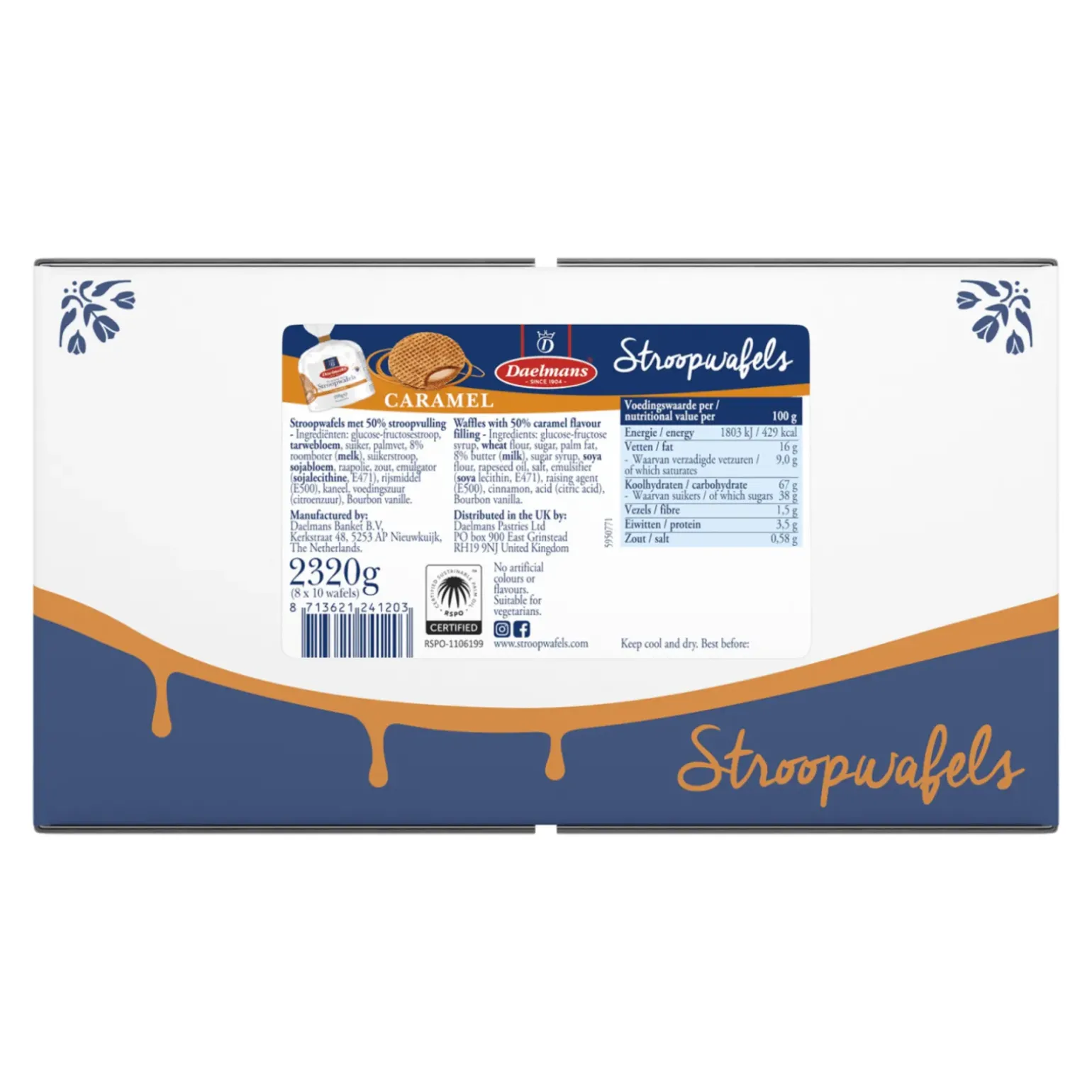 Daelmans Stroopwafels Caramel Toefzak (8x 290gr)
