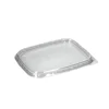 Deksel Saladebak Rechthoek aPET T1 (50 stuks van 10,8x 8,2 cm)
