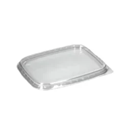Deksel Saladebak Rechthoek aPET T1 (50 stuks van 10,8x 8,2 cm)