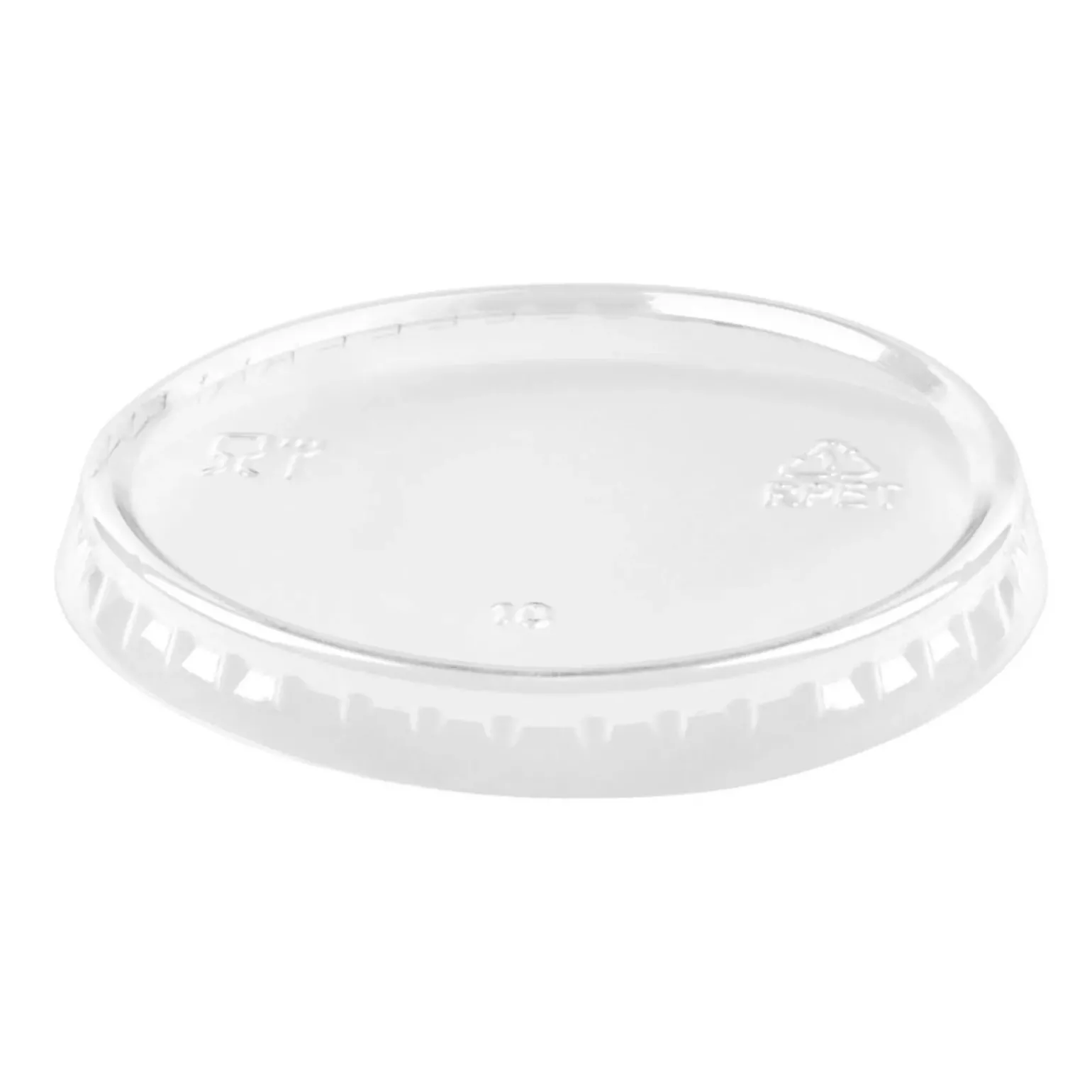 Deksel Sausbakjes aPET 6,2 cm (125 stuks)