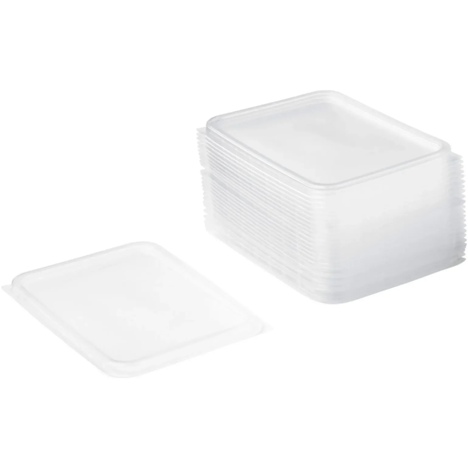 Deksel voor Kilobak PP Transparant 195x140mm (50 stuks)