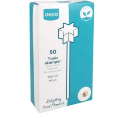 Depa Stamper/Roerstaafje Ster 15.5cm Hout (50 stuks)