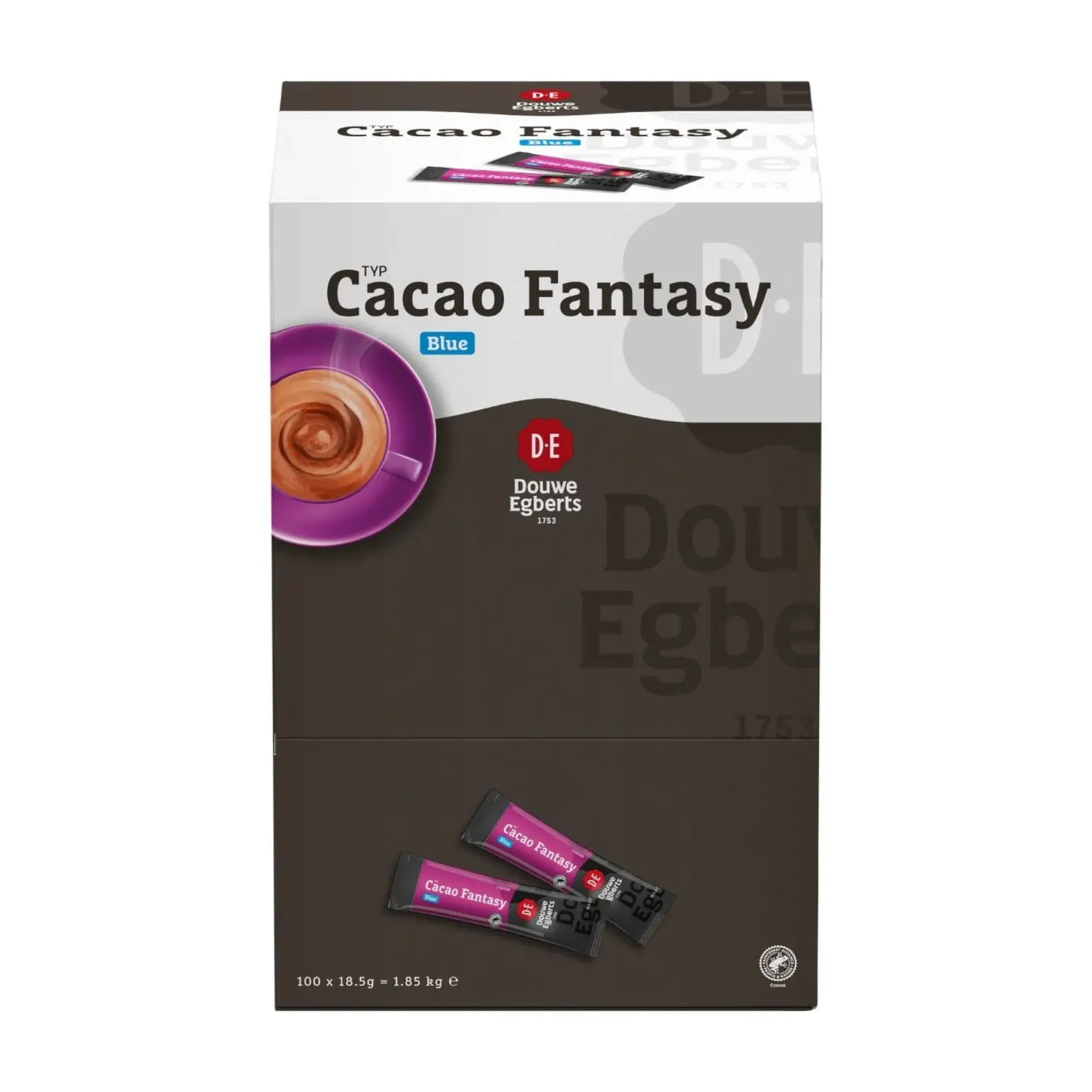 Douwe Egberts Cacao Fantasy Sticks UTZ (100x 18.5gr)