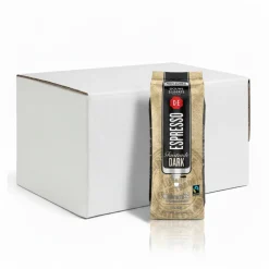 Douwe Egberts Espresso Bonen Fairtrade Dark (6x 1kg)