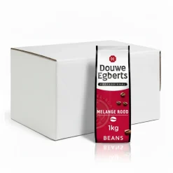 Douwe Egberts Fresh Beans Melange Rood (6x 1kg)