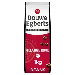 Douwe Egberts Fresh Beans Melange Rood (6x 1kg)