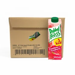 DubbelFrisss 1Kcal Framboos Cranberry (8x 350ml)