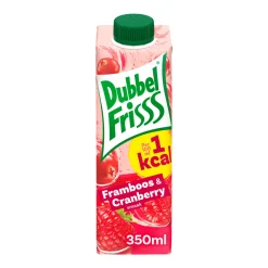 DubbelFrisss 1Kcal Framboos Cranberry (8x 350ml)