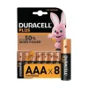 Duracel plus 100% AAA 8-pack LR03/MN2400 (10 stuks)