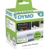 Dymo etiketten LabelWriter ft 89 x 36 mm, wit (2x 260 stuks)