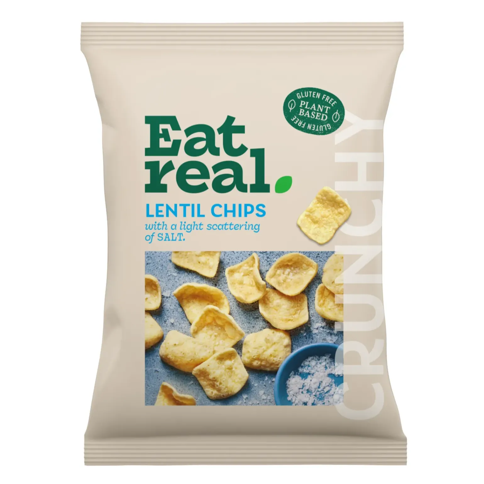 Eat Real Salted Lentil Chips (10X 95gr)