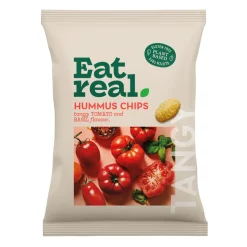 Eat Real Tomato &Amp; Basil Hummus Chips (10X 110gr)