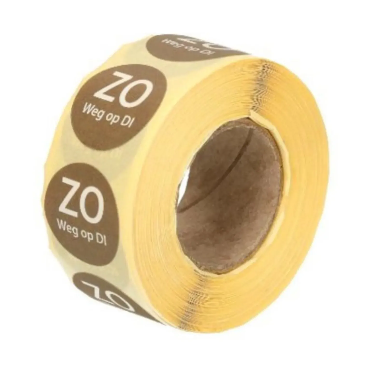 Etiket ‘Zondag Weg Op Dinsdag’ (500 stuks)