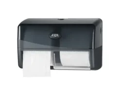 Euro Pearl Black Duo Toiletroldispenser Compact