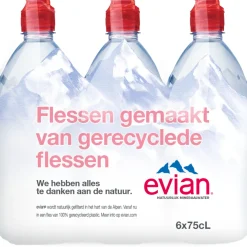 Evian Mineraalwater Pet (6x 75cl)