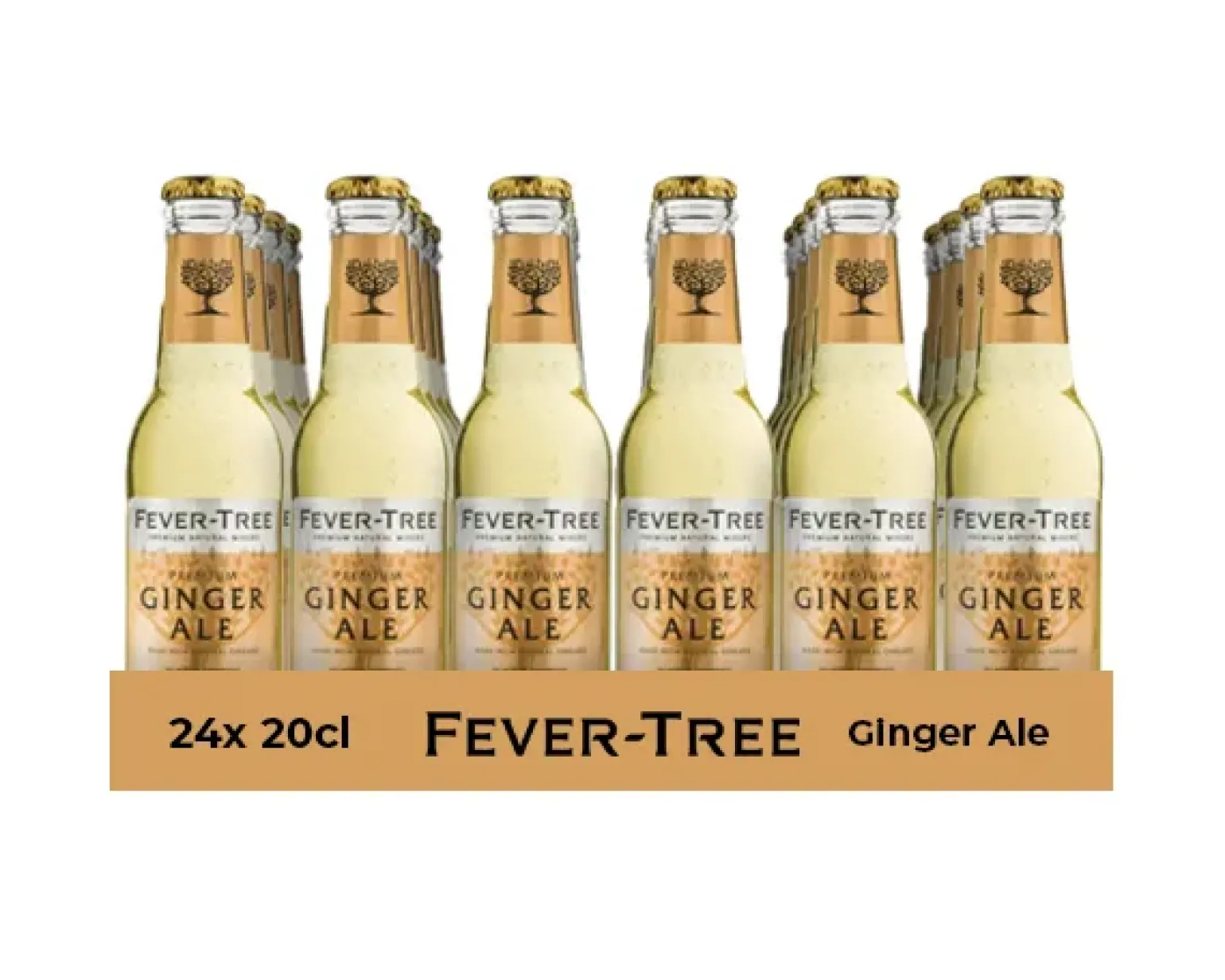 Fever tree ginger ale (24x 20cl)