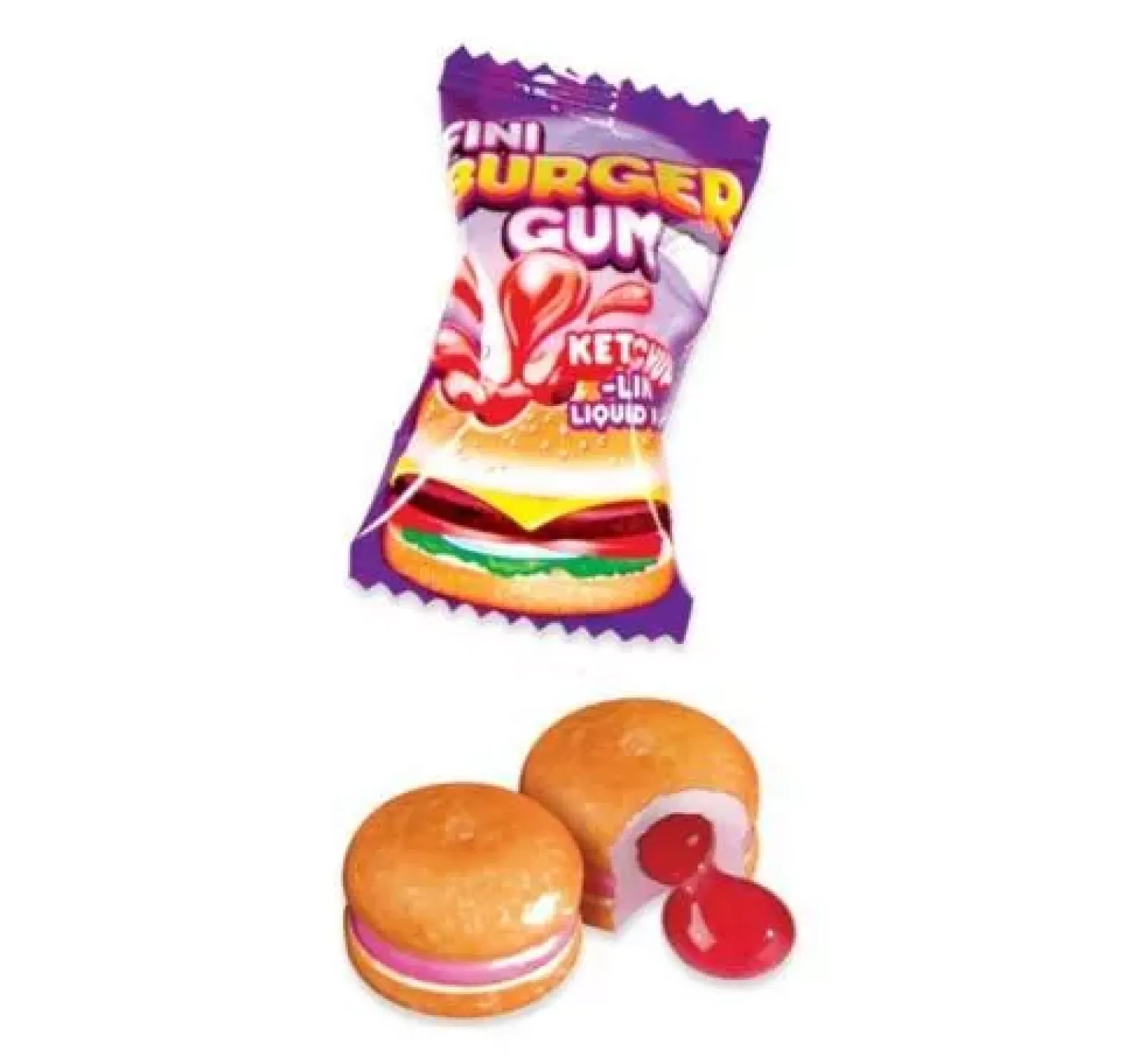 Fini Burger Bubble Gum (200 stuks)