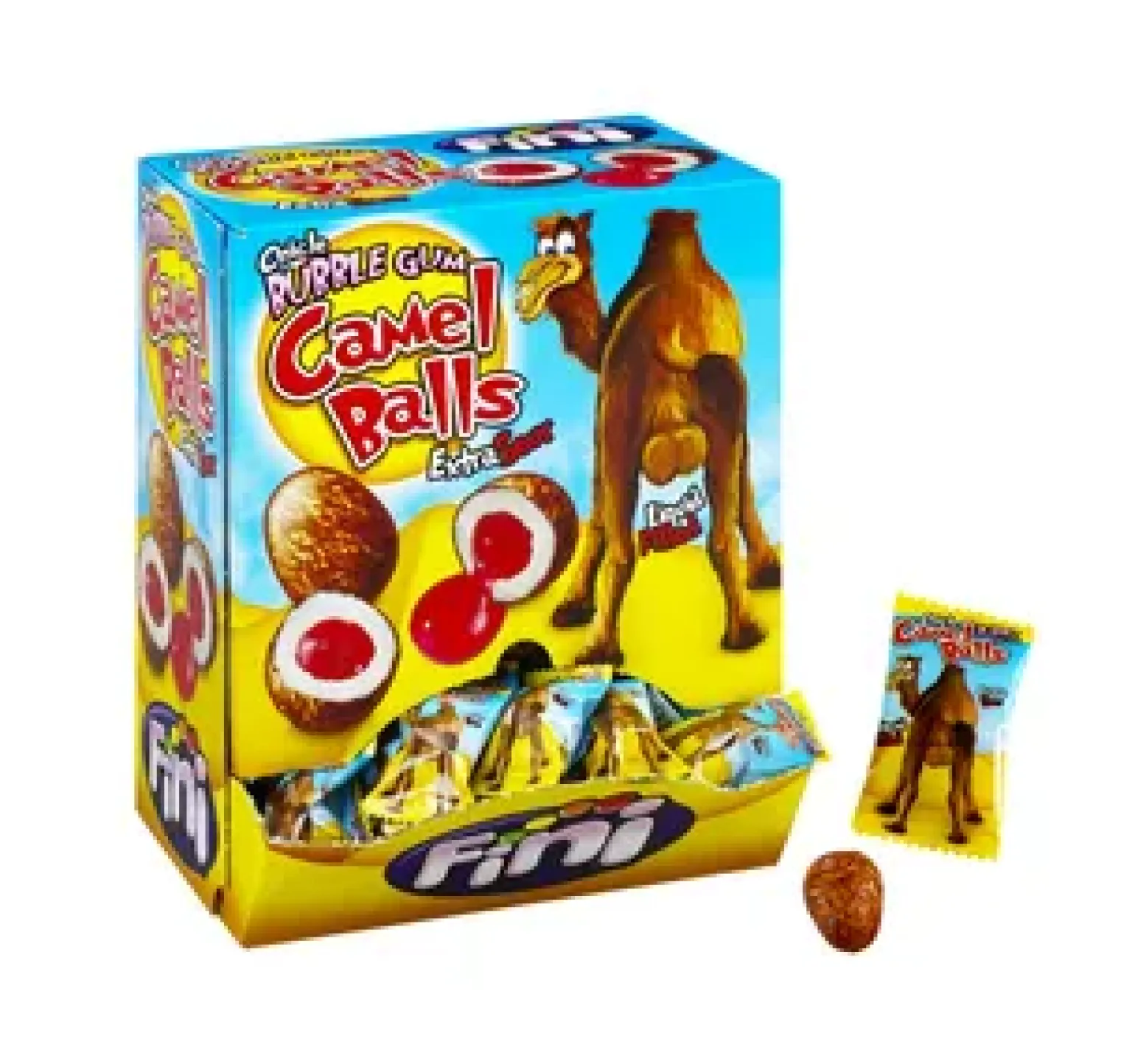 Fini Camel Balls Bubble Gum (200 stuks)
