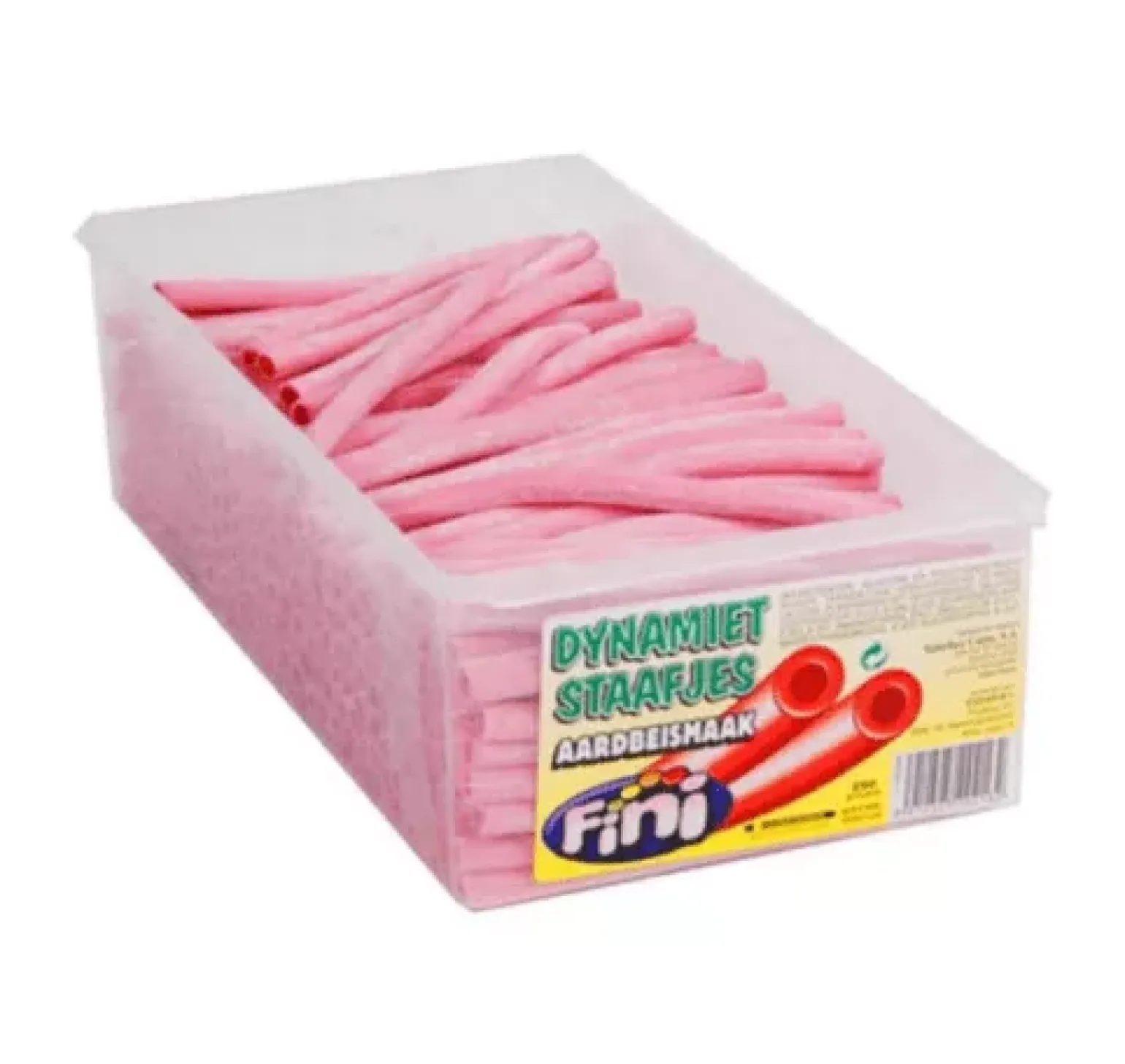 Fini Dynamietstaafjes aardbei (250 stuks)