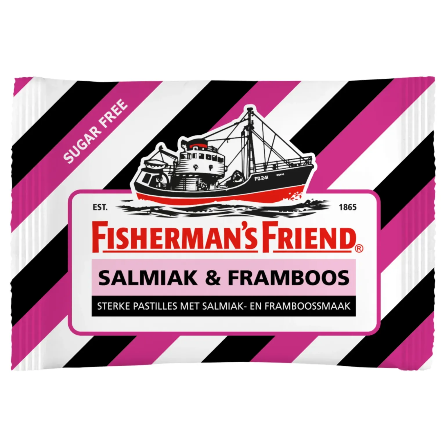 Fisherman’s Friend Framboos Suikervrij (24x 25gr)