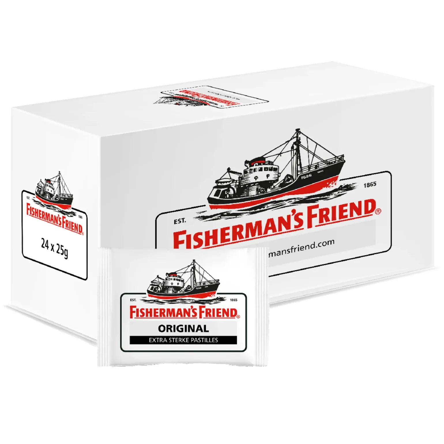 Fisherman’s Friend Original Extra Strong Wit (24x 25gr)